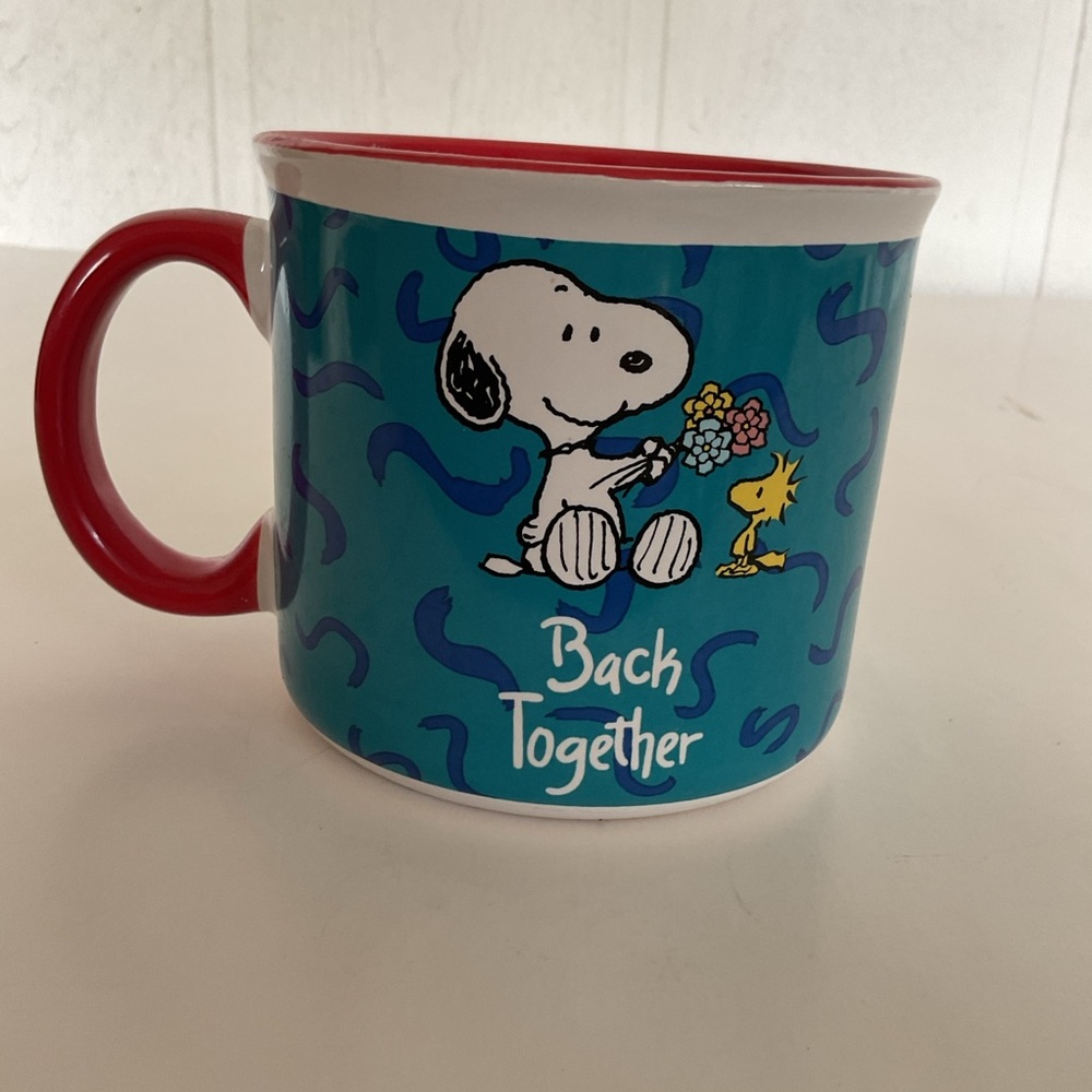 Snoopy and Woodstock large Ceramic Mug